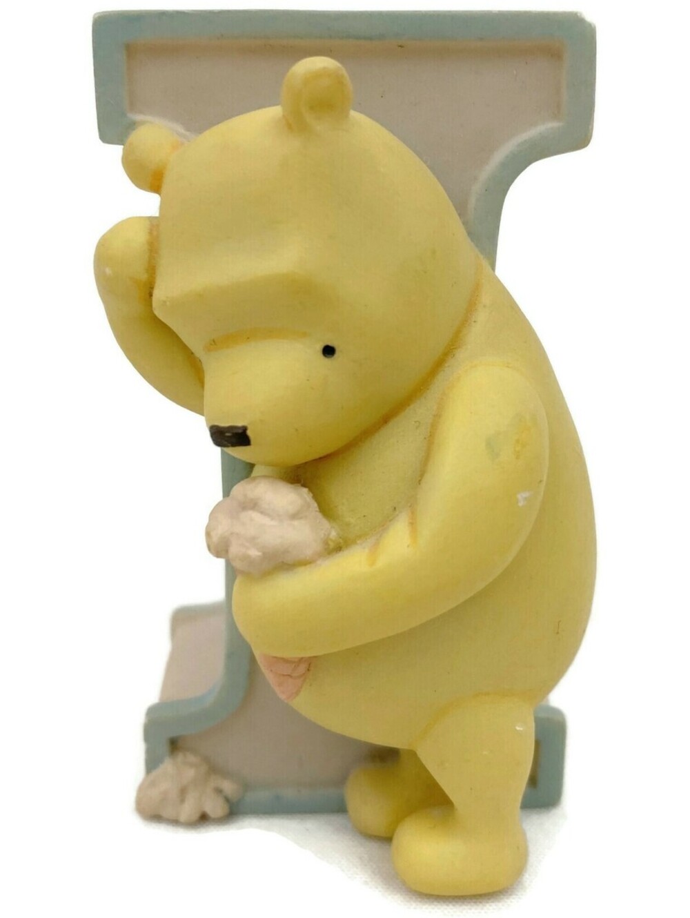 Disney Classic Winnie the Pooh Figurine Alphabet Letter I For Ice Cream